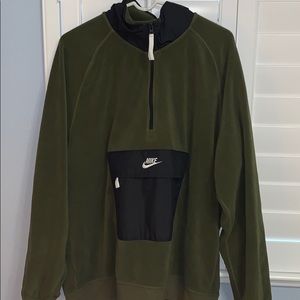 Nike quarter zip with kangaroo pouch